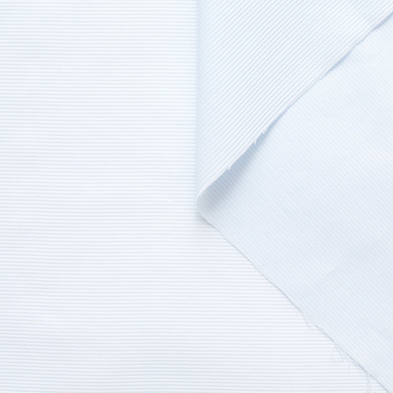 T22I00885 | Textured Poplin with Jacquard Stripe Diaphonous