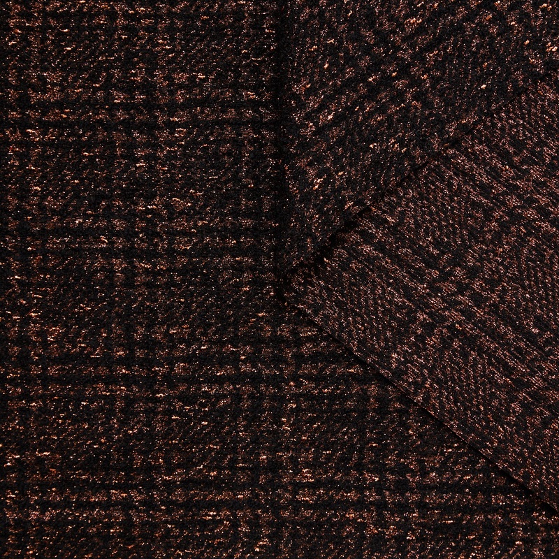 T24M10255 | Lurex Tweed Black