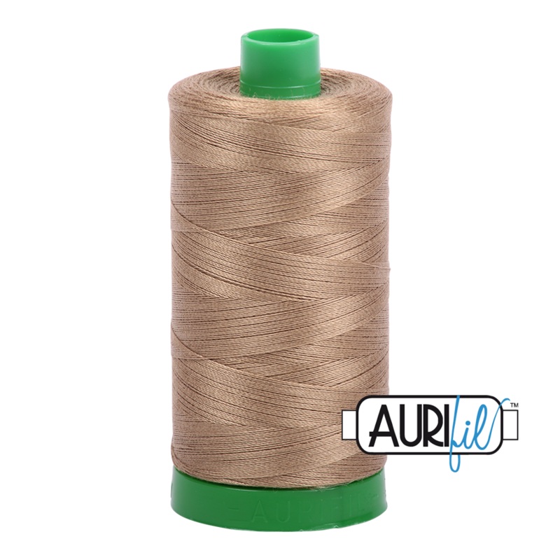 Aurifil 40wt 6010 Toast thread - 1094 yards