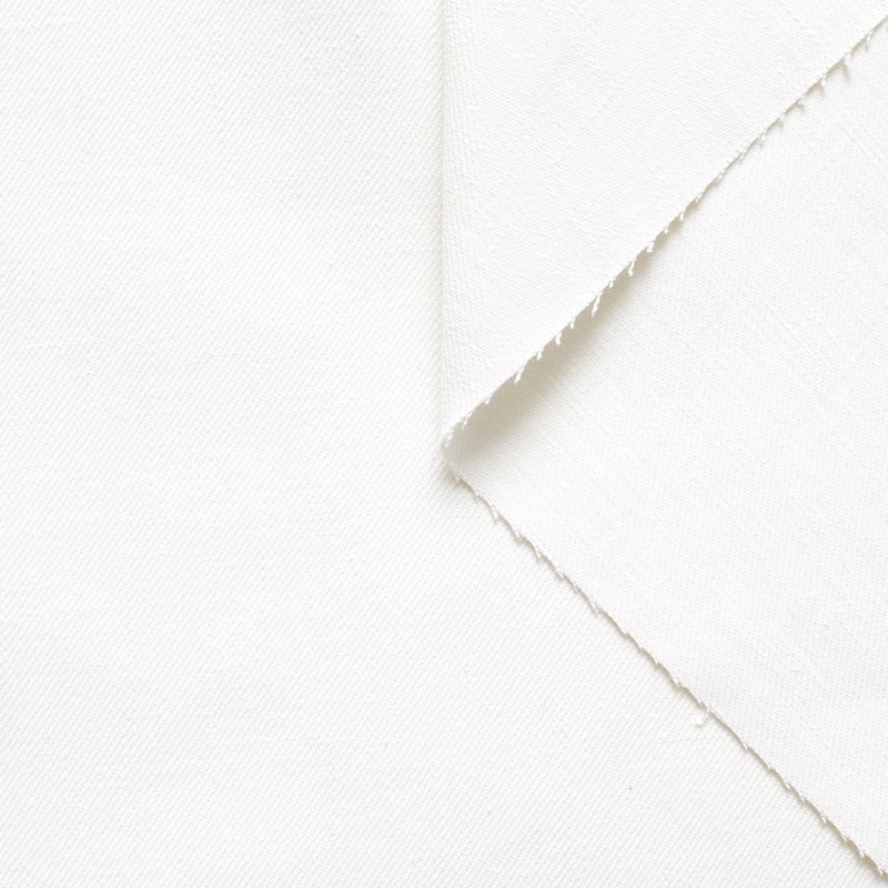 T22B03167 | Irregular Heavy Cotton Denim Bright White