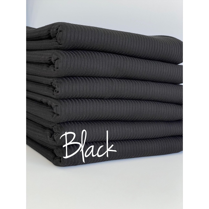 z.(4X2 RIB) BLACK