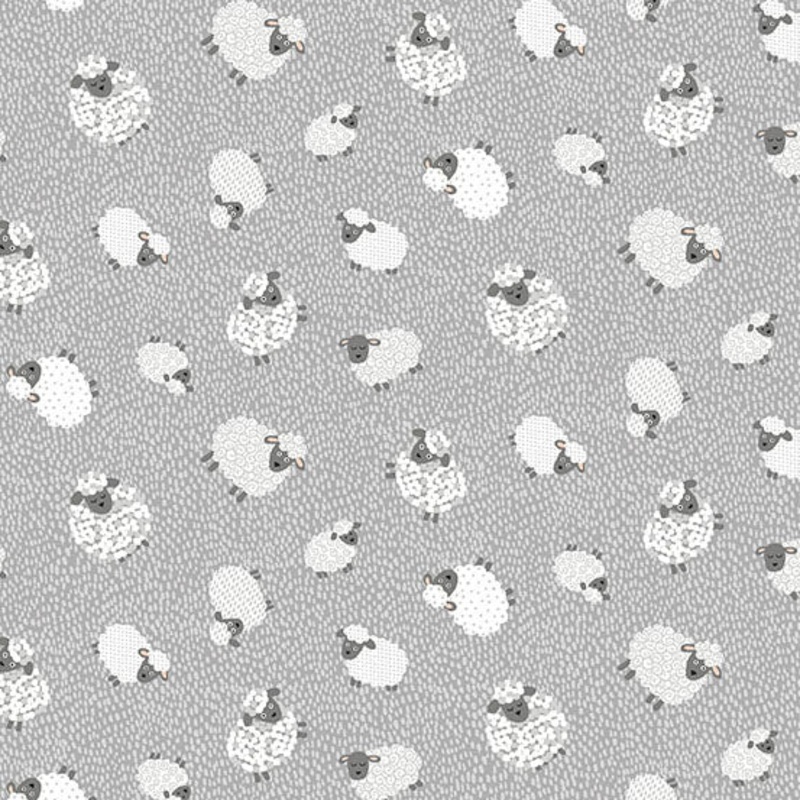 Fun on the Farm - Woolly Sheep - Grey