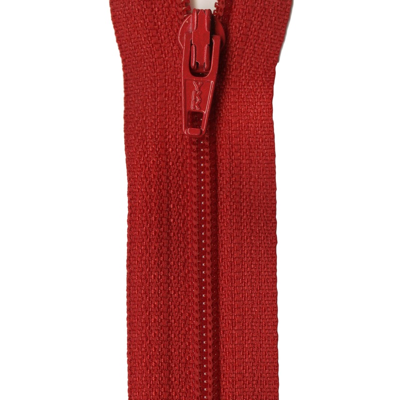 Ziplon Coil Zipper 14in Red ZIP14-519