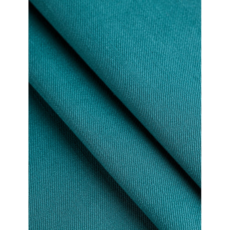 10oz Organic Cotton Stretch Bull Denim - Teal