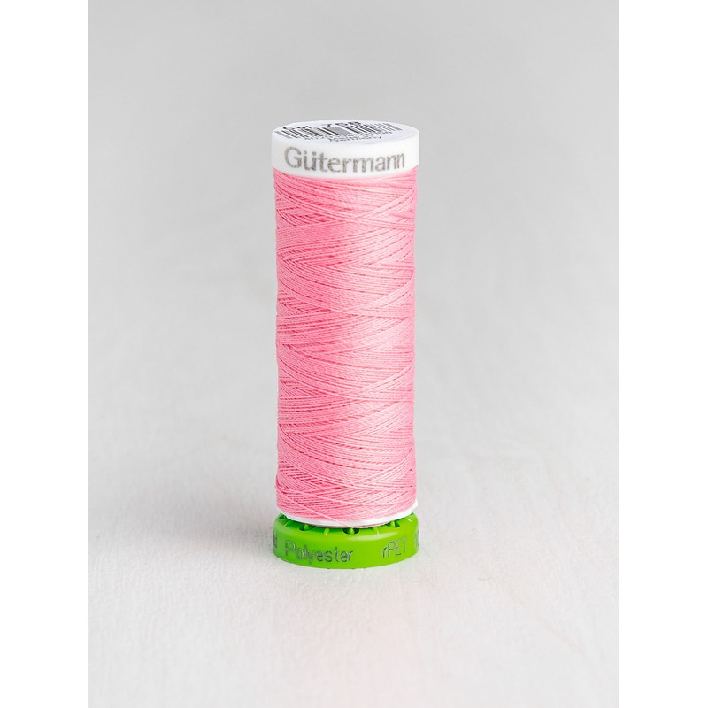 Gtermann All Purpose rPET Recycled Thread - Petal Pink 758