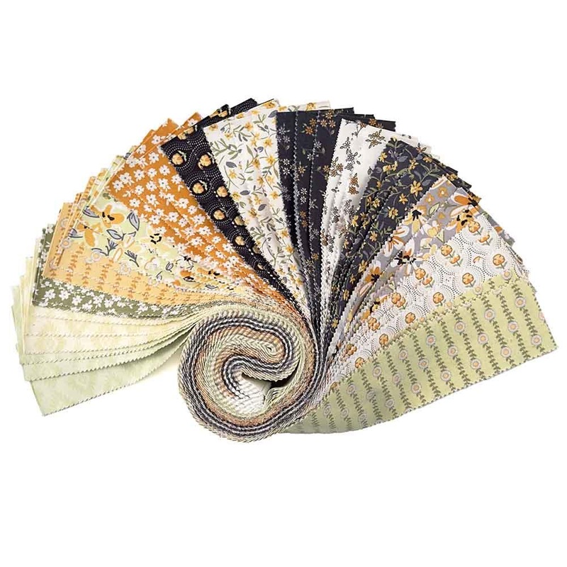 Patch of Sunshine by Jennifer Ellory - Wilmington Prints - 2.5" Strips - 42-Pieces