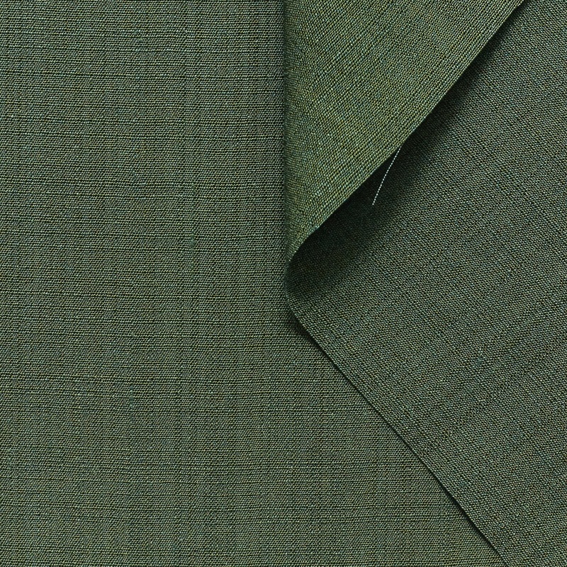 T20A00378 | Viscose And Silk Canvas washed Kombu Green