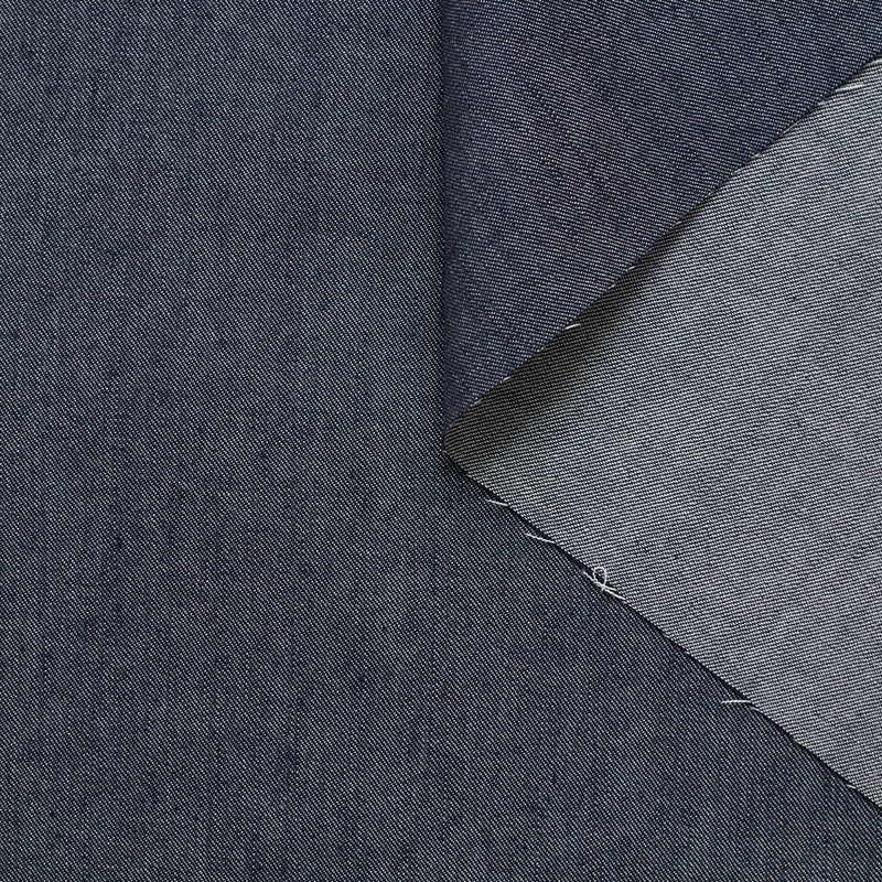 T22E00702 | Wool & Cotton Denim Ebony