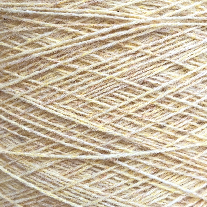 F23A04209 | Melange Wool Plied Yarn Lemon Meringue