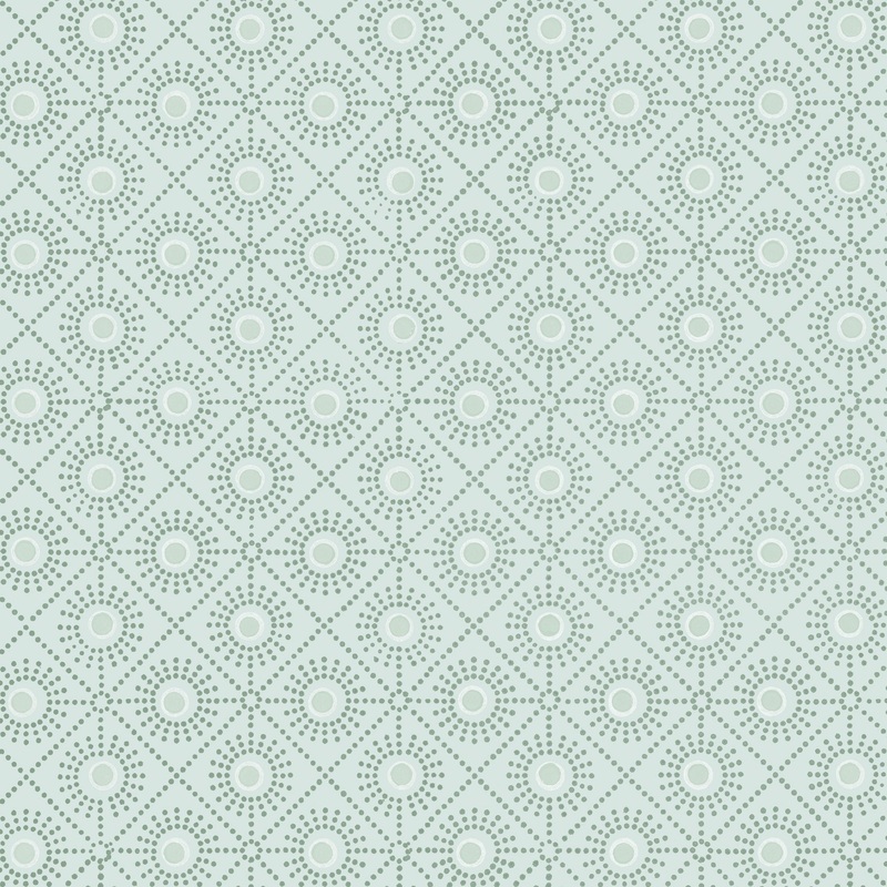 Sunburst Wallpaper | Sea Glass