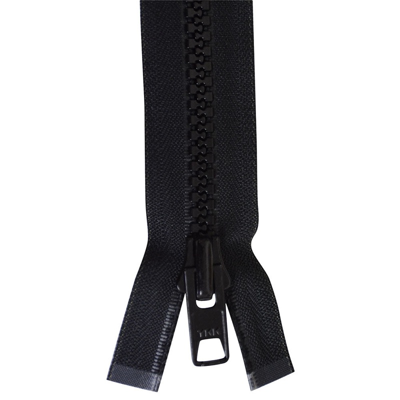 YKK #10 Vislon Black 72"