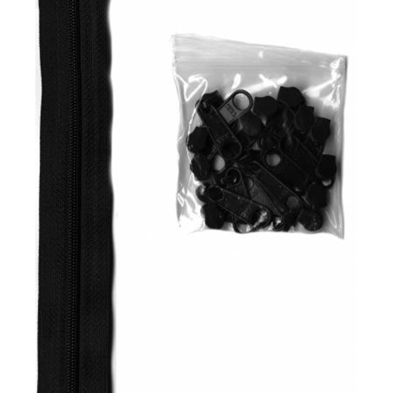 Zippers by the Yard Black (4 yards)
