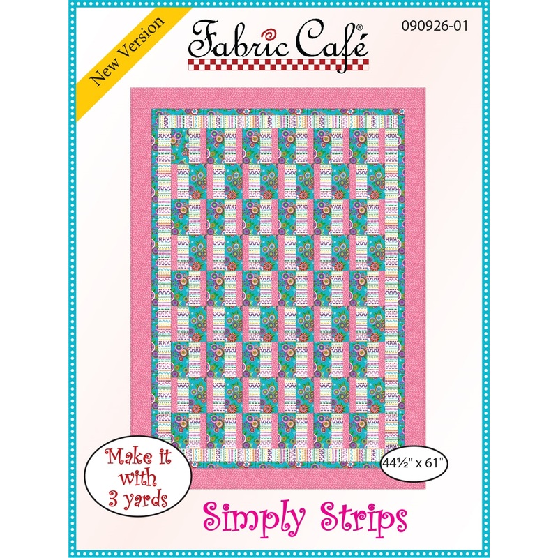 Simply Strips 3 Yard Quilt Pattern