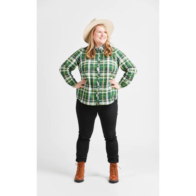 Cashmerette Patterns - Vernon Shirt - Sizes 12-32