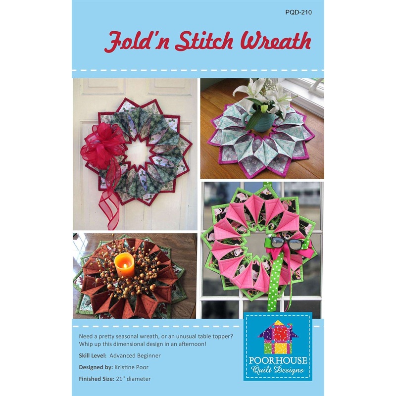 Fold'n Stitch Wreath Pattern