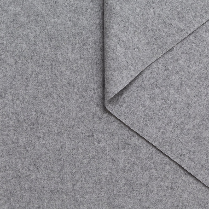 T24B11282 | Brushed Wool & Cashmere Drap RWS Formal Gray