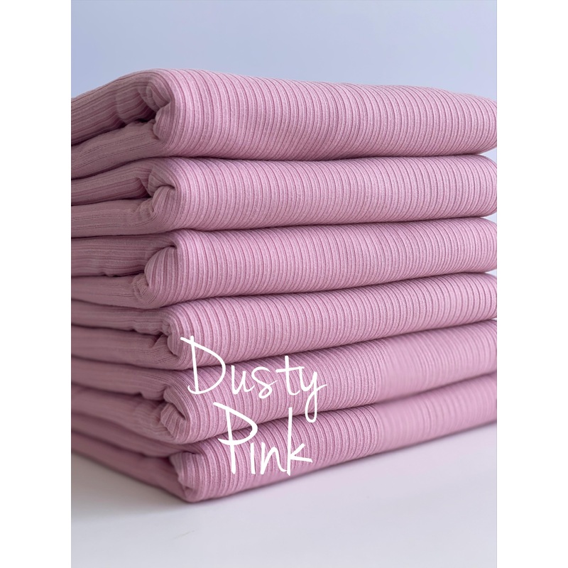 z.(4X2 RIB) DUSTY PINK