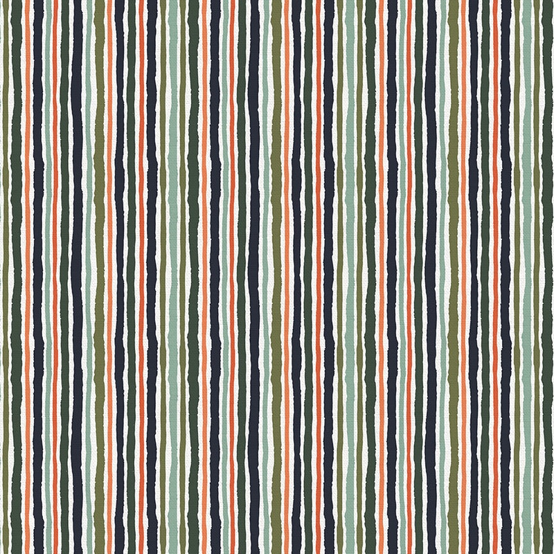 Stripe - Green/Navy