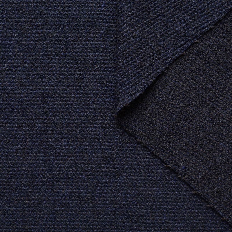 T21C00572 | Alpaca Tweed Boucl Dark Blue