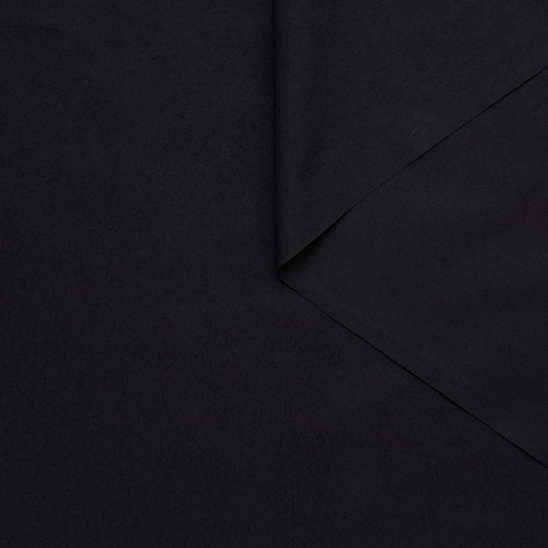 T25G11768 | Stretch Cotton Poplin Black