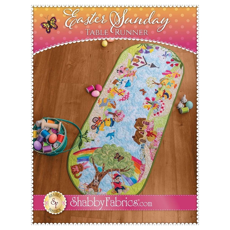 Easter Sunday Table Runner Pattern by Shabby Fabrics
