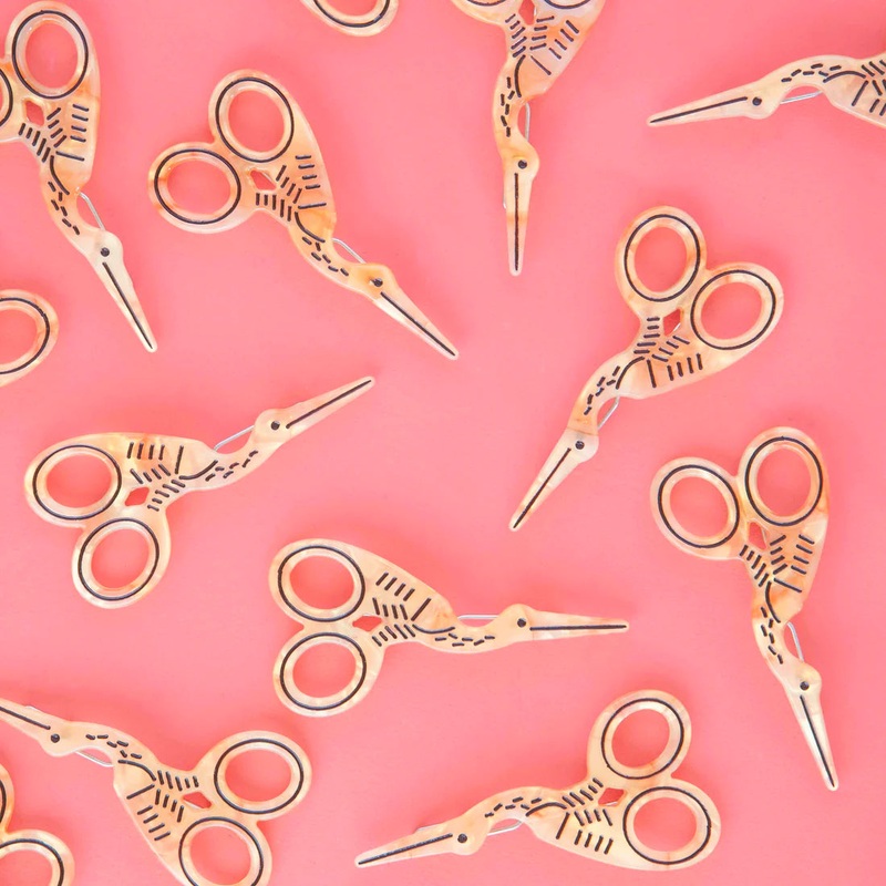 Stork Scissors Hair Clip by Sarah Hearts