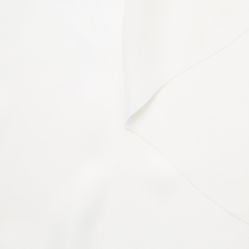 T24J10722 | Silk Crepe Georgette Blanc de Blanc