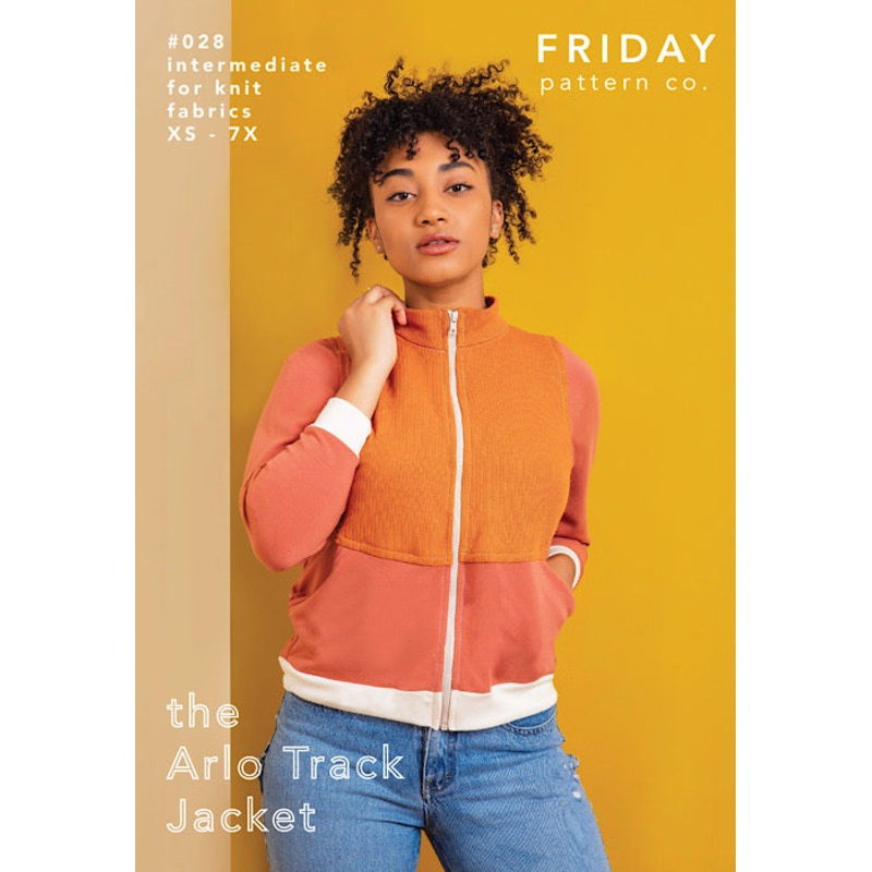 the Arlo Track Jacket - Friday Pattern Co.