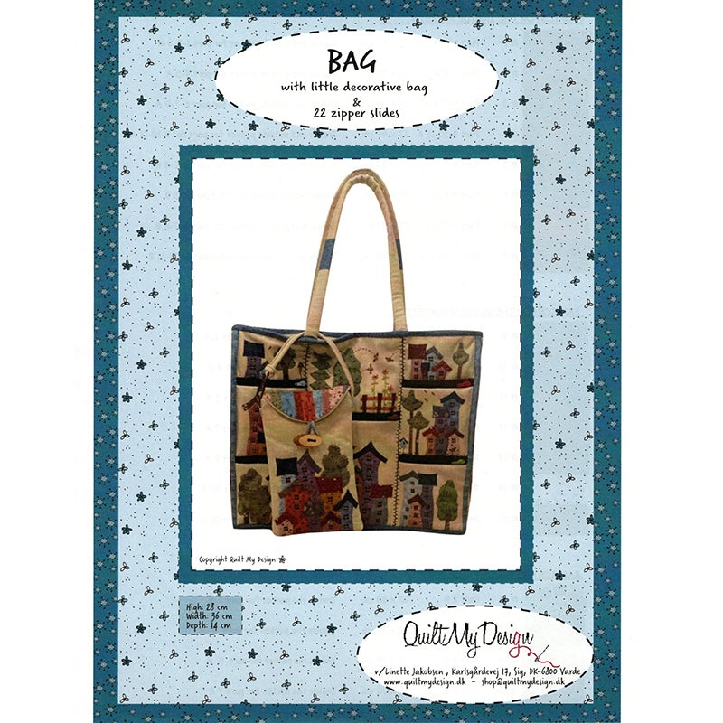 Bag with 22 Zippers Pattern