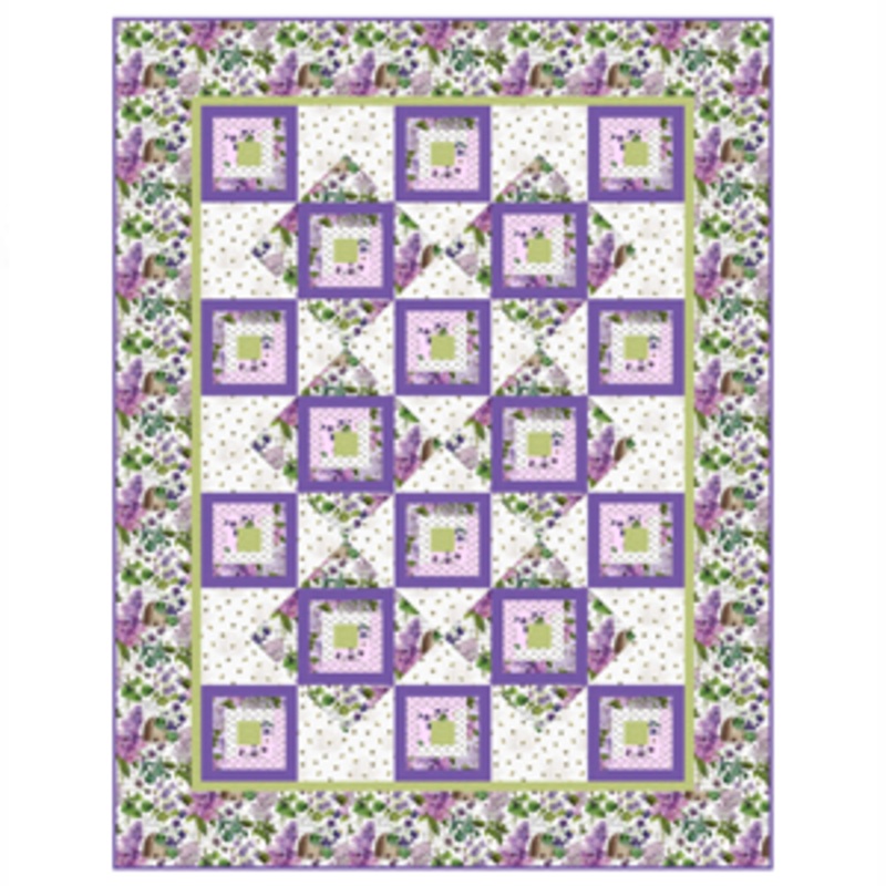 Framed Log Cabins Pattern PTN2545 Sku: 60376