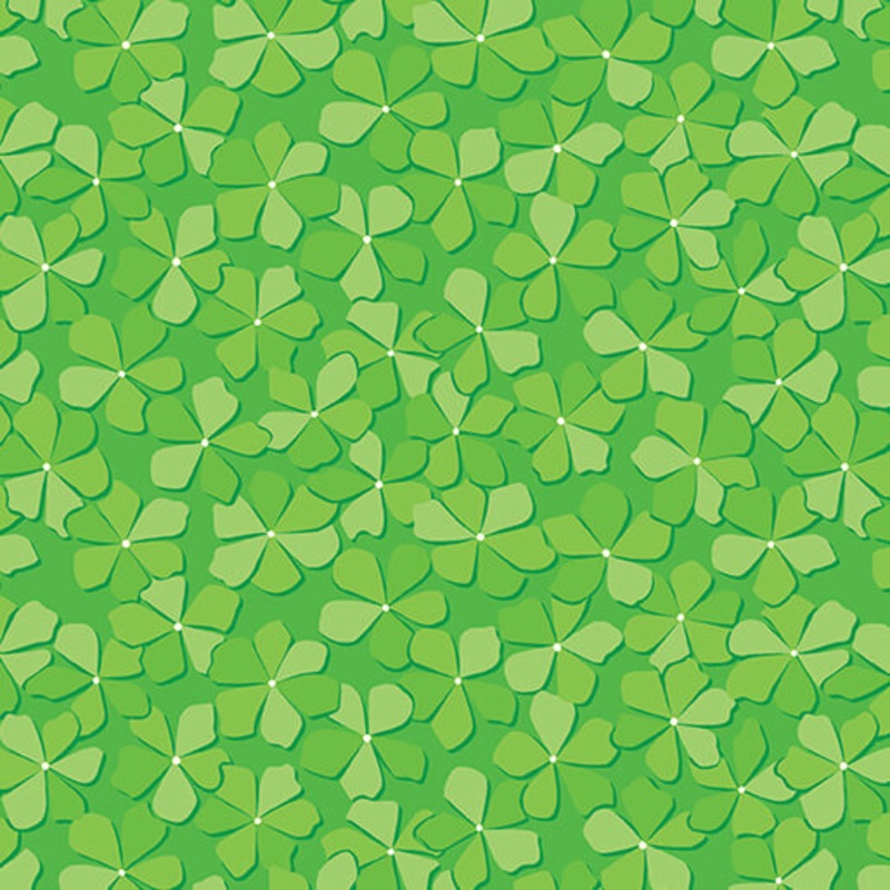 Serenity - Petals - Green - Yardage