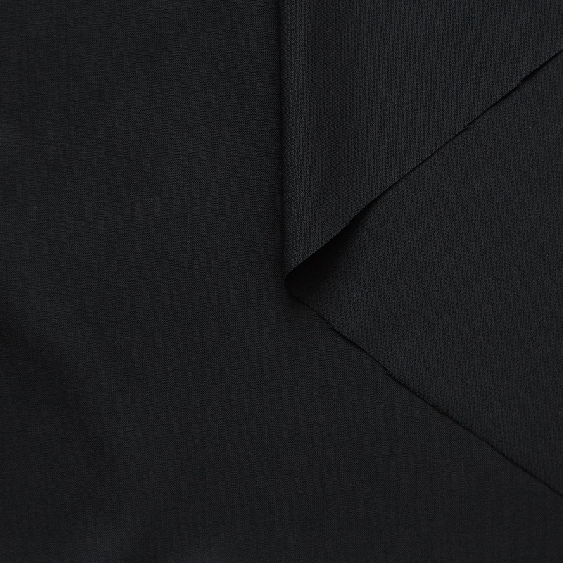 T25N13130 | Fluid Wool Suiting Black