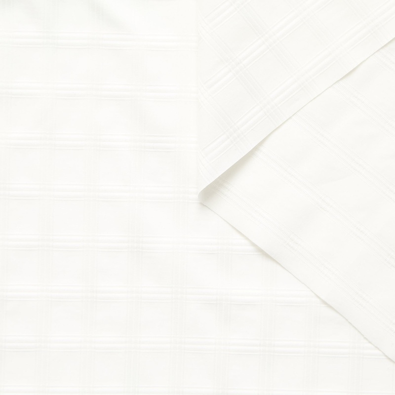 T26V14958 | Ready to Dye Tone on Tone Tartan Poplin Ready To Dye