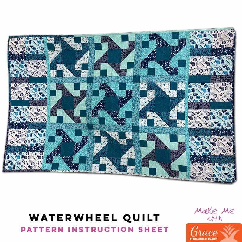 Waterwheel Quilt - Grace Pineapple Pack Pattern