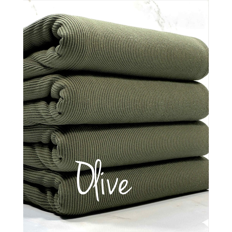 (2X2 SUPER COTTON FEEL RIB) OLIVE