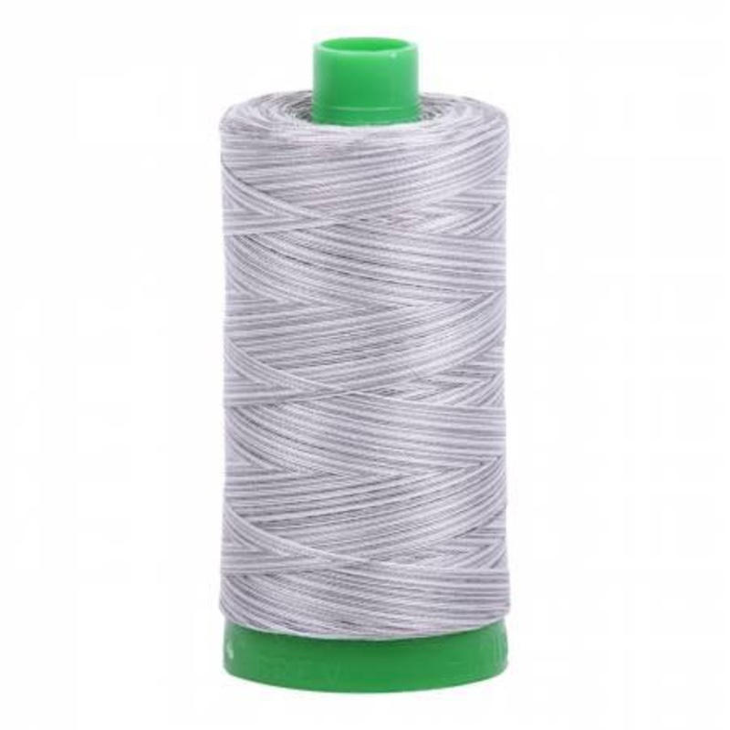 Aurifil 40wt 4670 Variegated Lt Gray 1094 Yards