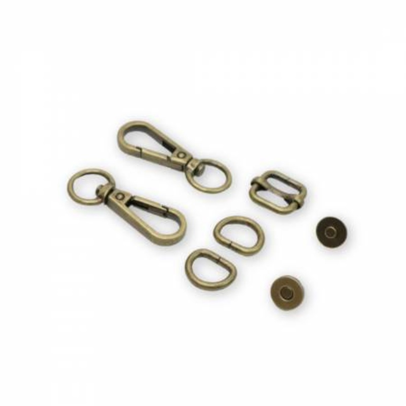 1/2" Level 4 Basic Hardware Kit Antique