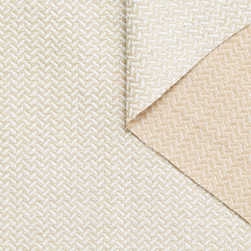 T24Q06546 | Fire Retardant Small Herringbone Trevira Navy Peony
