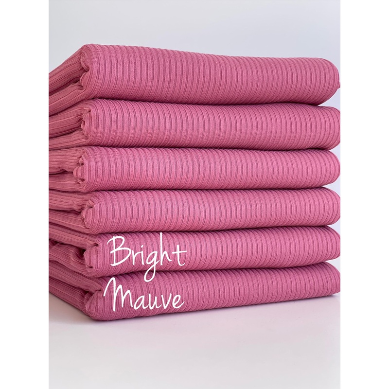 z.(4X2 RIB) BRIGHT MAUVE