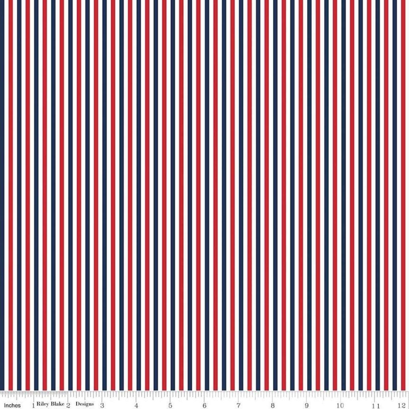 Seasonal Basic Stripe C495-Patriotic