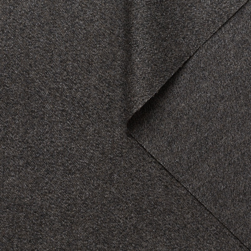 T22A01792 | Melange Wool Drap Black Olive