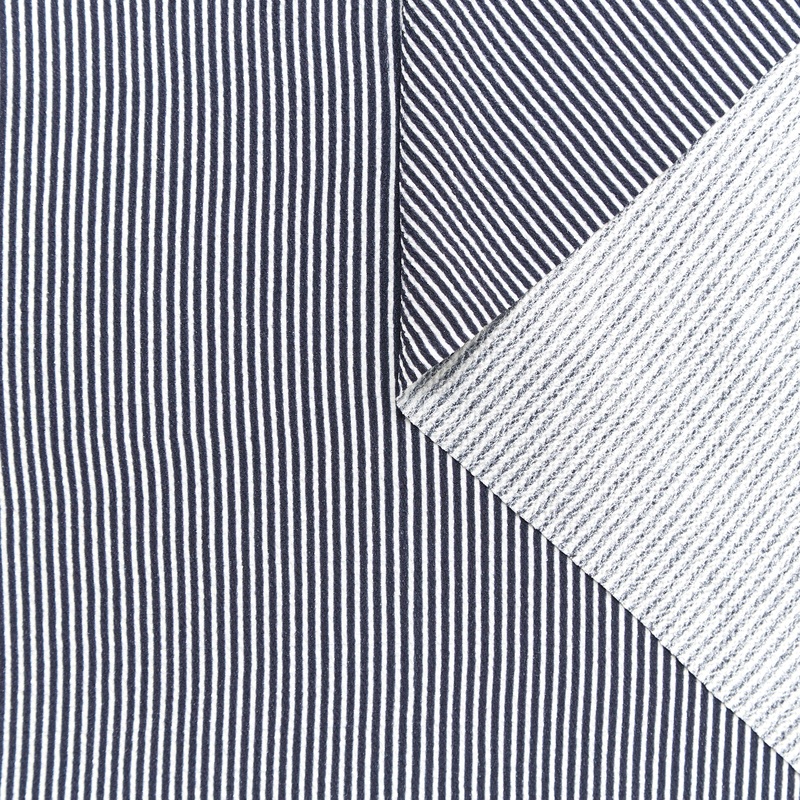 T22A02426 | Stripe Print Maroccan Crepe Salute