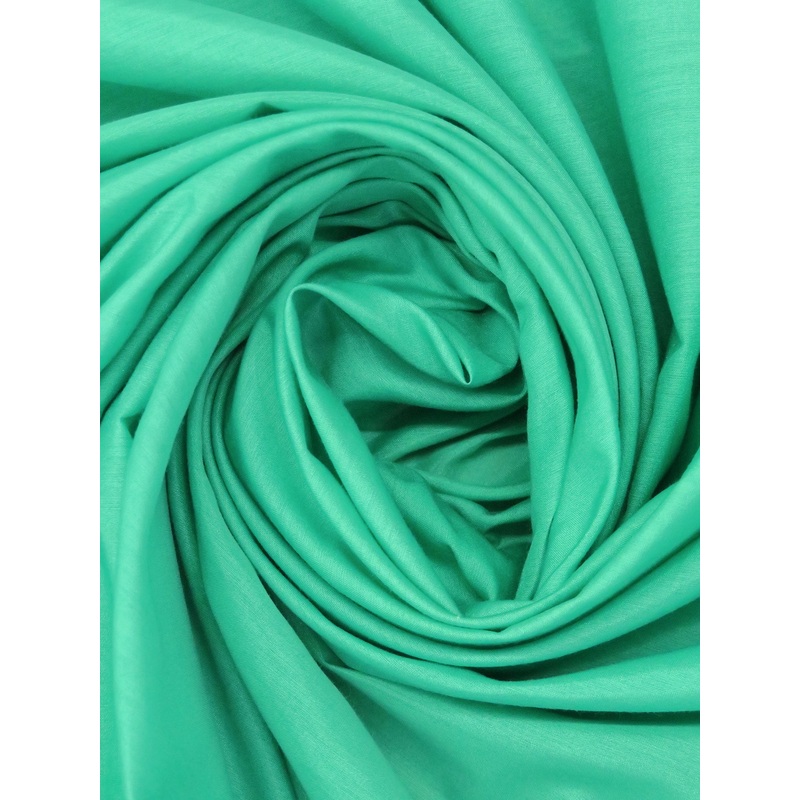 Caribbean Green Cotton/Silk Voile 54W