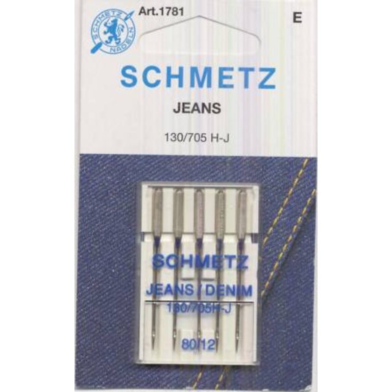 Schmetz Denim/Jeans Machine Needle Size 12/80