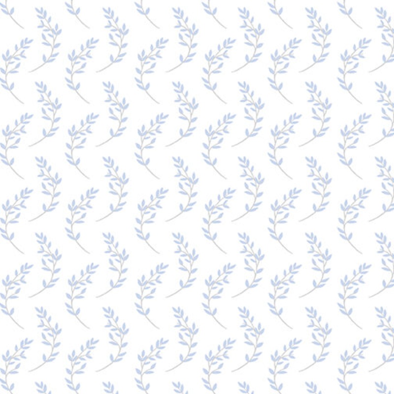 Sweet Dreams Flannel - Dreamy Leaf - White
