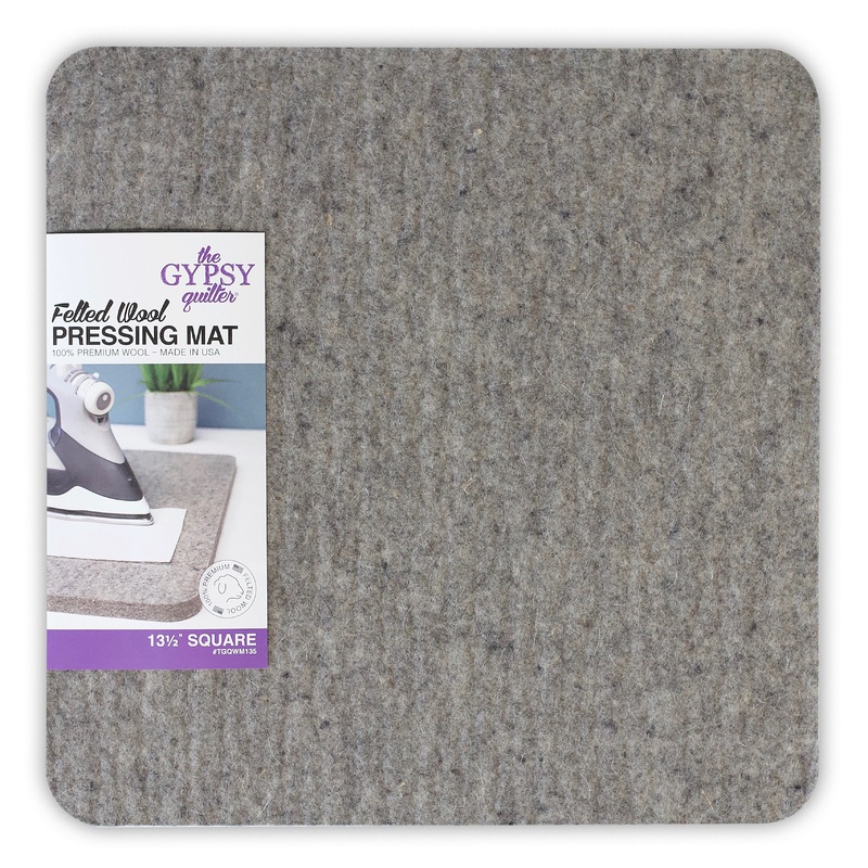Wool Pressing Mat 13-1/2in x 13-1/2in x 1/2in Thick #TGQWM135