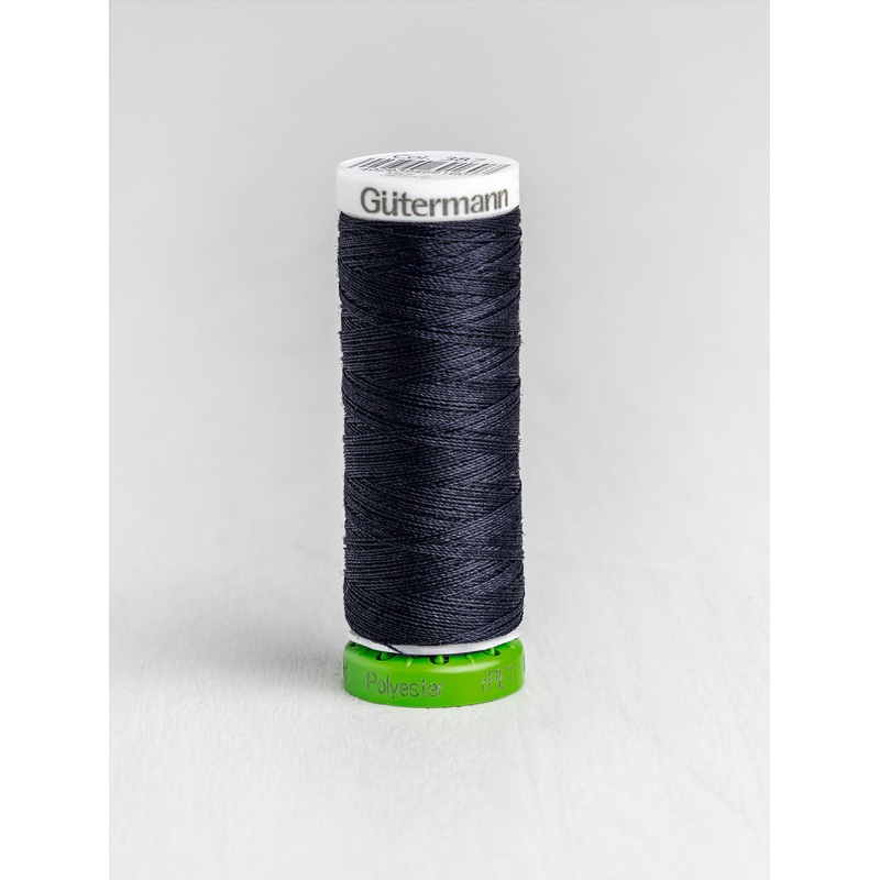 Gtermann All Purpose rPET Recycled Thread - Dark Navy Shadow 387