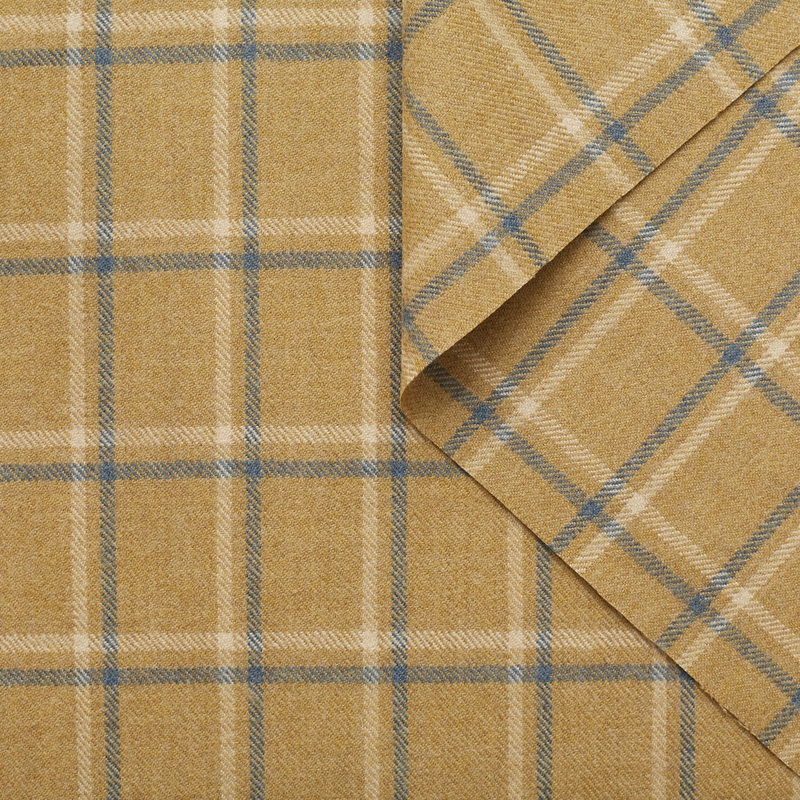 T22A02941 | Check Wool Flannel Fennel Seed