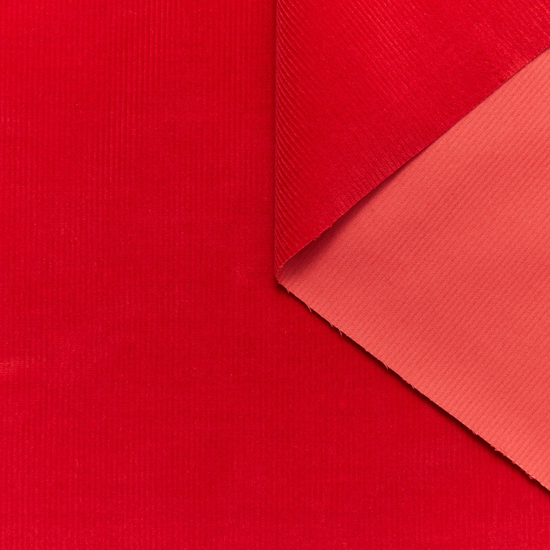 T23I06372 | Stretch Cotton Corduroy Haute Red