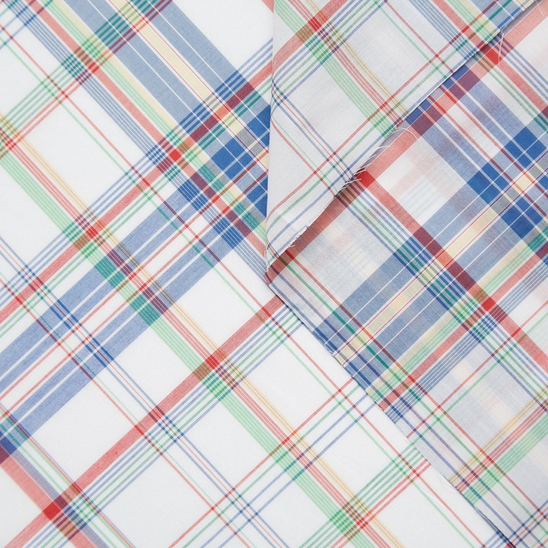 T20A00314 | Light Cotton Madras Poplin Rain Washed